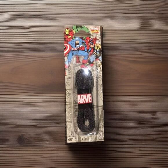 Marvel Comics 48" Shoe Laces (1 pair) Loot Crate Exclusive Superhero MCU Geek - Picture 1 of 4